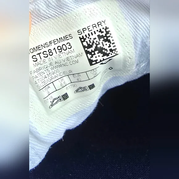 Sz 9 Women's SPERRY TOP-SIDER CREST VIBE White Casual Shoes - Picture 8 of 8